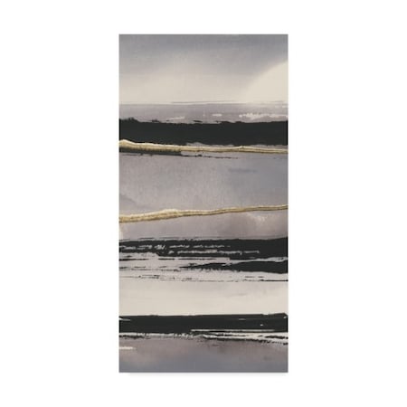 Chris Paschke 'Gilded Grey I Crop' Canvas Art,12x24